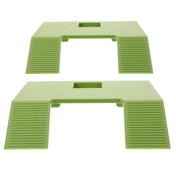 OUNONA 2-Pack Turtle Climbing Rock Floating Dock with ABS Material for Basking and Resting Area