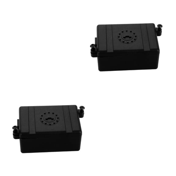 OUNONA 2pcs Rc Crawler Receiver Box Waterproof And Dustproof Case Compatible With D90 D110 D130 Scx10 94180 Storage Box Sealed And Protected