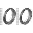 thumbnail image 1 of NUOLUX Oval Shape Wire Rope Stainless Steel Diy Balustrades 2Pcs, 1 of 8