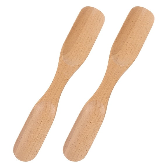 OUNONA 2pcs Wooden Shoe Horn Handled Shoehorn Lightweight Shoe Helper Wood Shoe Stick Shoe Spoon Ergonomic Handle Shoe Horn Boot Horn For Boots