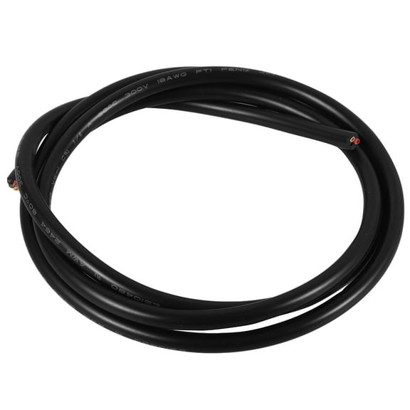 OUNONA 3-Core Flexible PVC Electrical Cable Extension Power Cord for Lamps, Strips, and Appliances