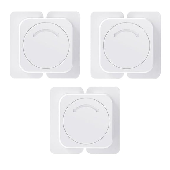 OUNONA 3-Pack Child Safety Door Locks for Cabinets, Freezers, and Refrigerators to Prevent Accidents