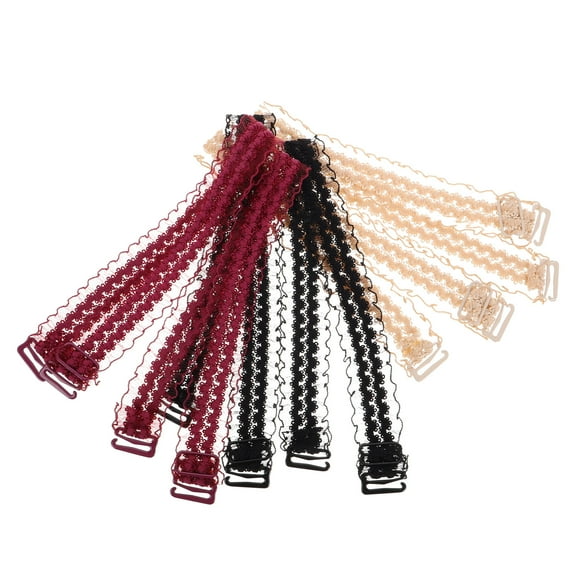 OUNONA 3 Pairs Of Bra Belt Strap Anti-Skid Bra Straps Bras Strap Adjustable Shoulder Strap Removable Bra Straps Straps For Dresses Bra Accessories Extension Bra Lace Strap