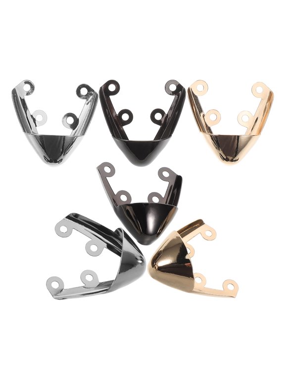 3 Pairs Metal Boot Tips Shoe Protectors for Women Casual and Everyday Wear Accessories