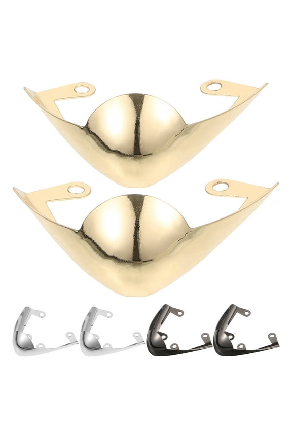 3 Pairs Cowboy Boot Tips Shoe Insoles Toe Protector 5.30X4.50X1.00CM