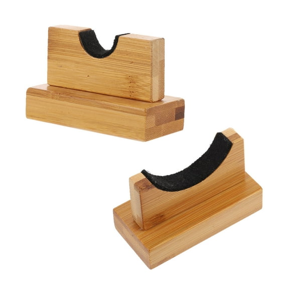 NUOLUX Baseball Bat Wall Mount Solid Wood Bracket for Collection 3Pairs