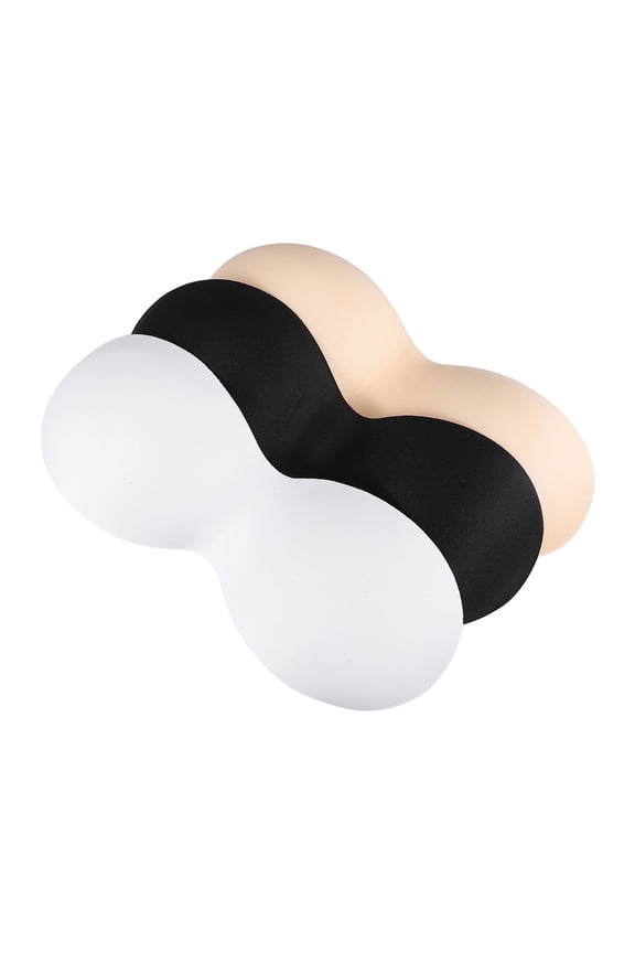 3 Pcs Cups Stuffed Bra Padded Bra Bra Inserts Bra Pads Women's 28X12X3CM