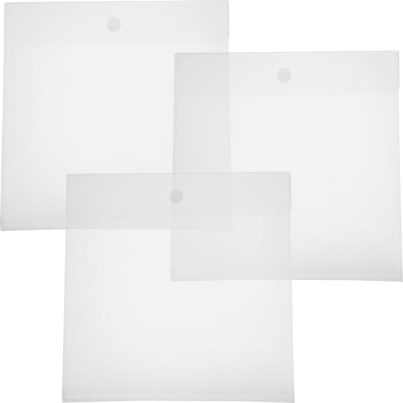 OUNONA  3 Pcs Document Organizer Holder Centimeter Labels Clear Transparent