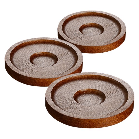 OUNONA 3 Pcs Flower Pot Bucket Seeder Rotating Coaster Travel Baby