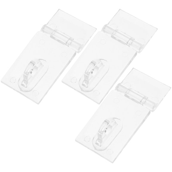 CATIEBYE Acrylic Hinge Buckle Transparent 3Pcs