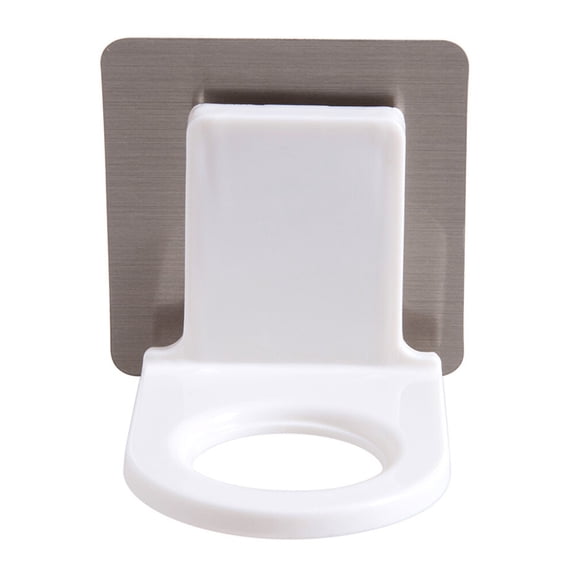 OUNONA 3 Pcs Lotion Shower Gel Rack Emulsion Bottle Holder 7.00X5.50X5.00CM White