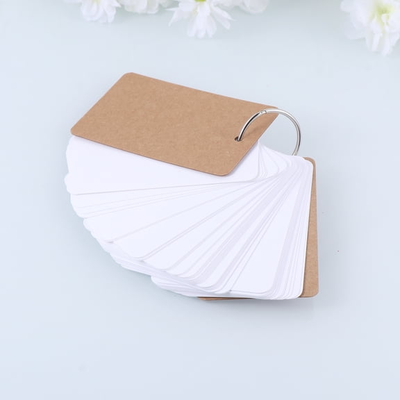 OUNONA 3 Pcs Message Card White Note Pads Blank Notepads