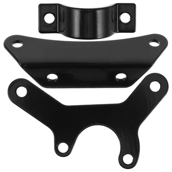 OUNONA  3 Pcs Oil Cooler Bracket Off-road Vehicle Motorcycle Cable Parts Turntable Brake Black