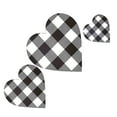 thumbnail image 1 of IFANLANDOR Heart Shaped Decoration Wood For Home Decor Wall 3Pcs 7.9X7.9X0.08In, 1 of 7