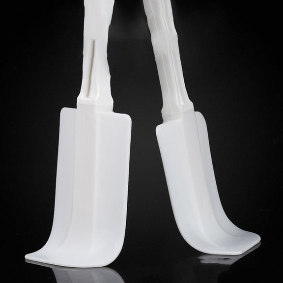 OUNONA  3 Pcs Scrappers For Baking Kitchen Scrapers Cake Icing White