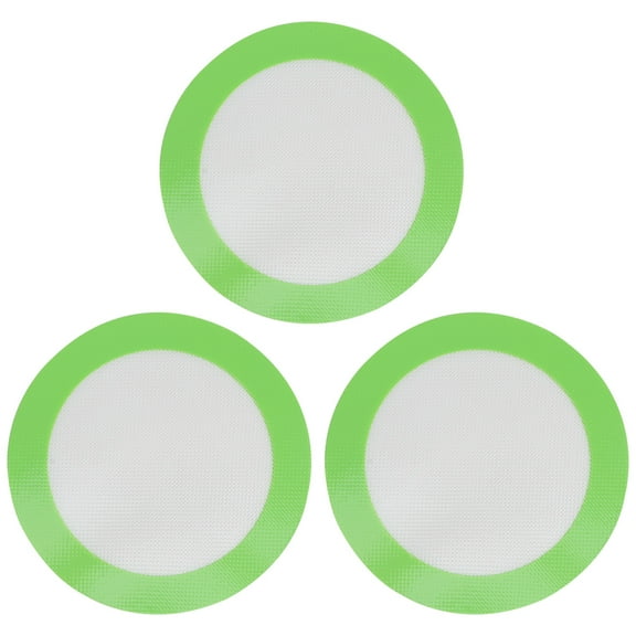 3-Pack Silicone Baking Mats Non-Stick Oven Liners for Pies, Pizza, Pastries, Reusable and