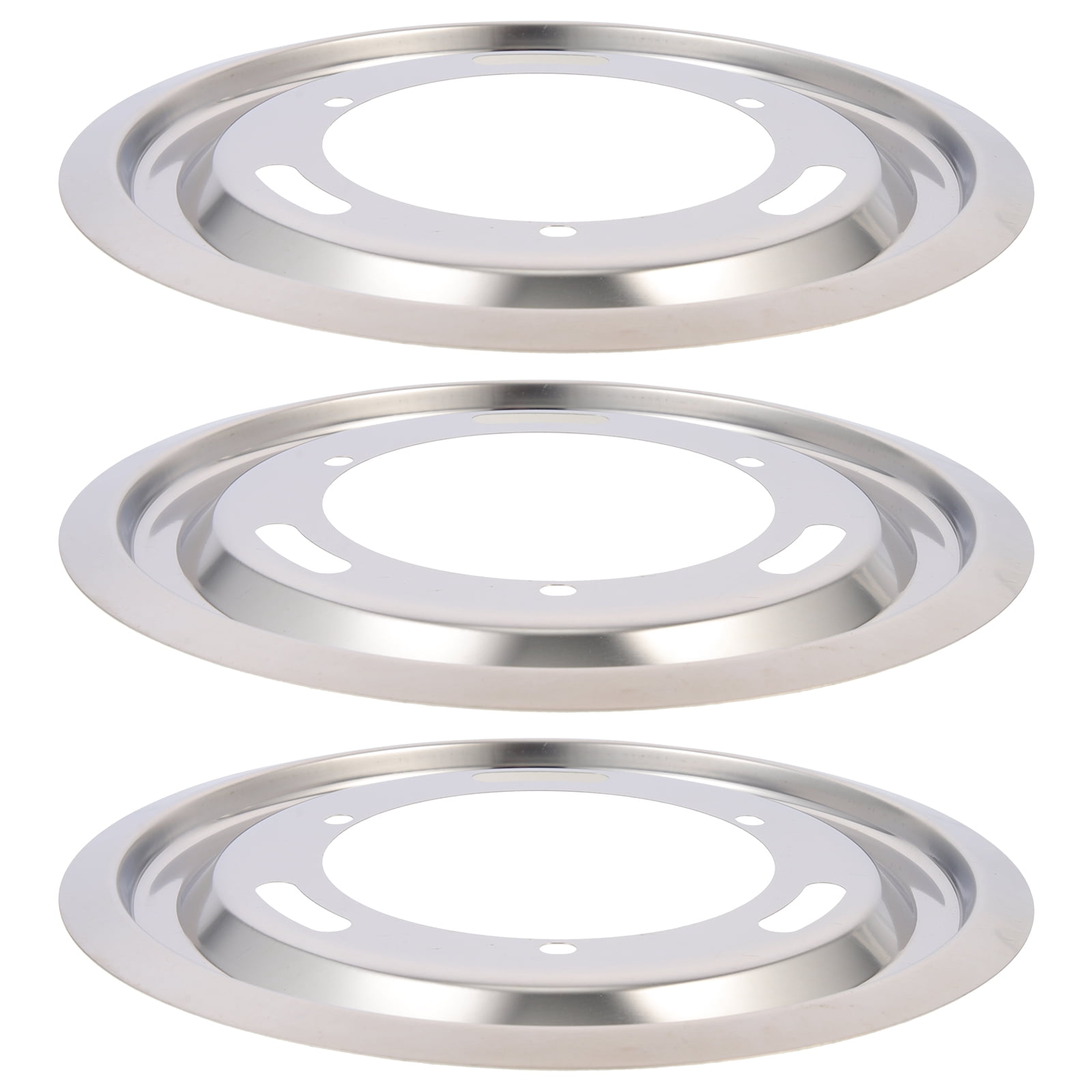 Stainless Steel Drip Pans for Gas Stove with Strong Durability Silver ...