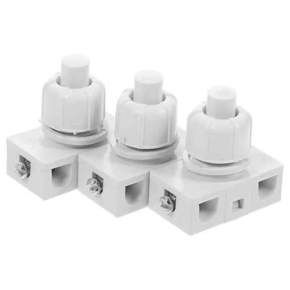 OUNONA  3 Pcs Touch Dimmer Switch Black Light Power Cord with The Push Button