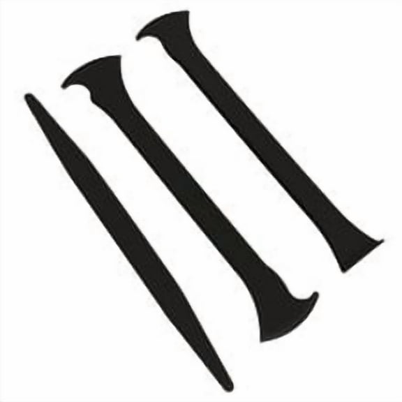 OUNONA 3-Piece Plastic Vinyl Squeegee Set for Edge Sealing, Vinyl Wrap Application, Car Window Tint, and Tool Kit