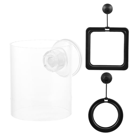 OUNONA 3 Pieces Feeding Ring Floating Fish Food Feeder for Goldfish Turtle Guppy