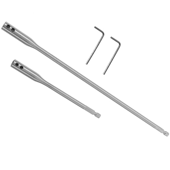 OUNONA 3 Sets  Extension Drill Bit Set High-Carbon Steel 150/300mm Drill Bit Drill Extension with Wrenches