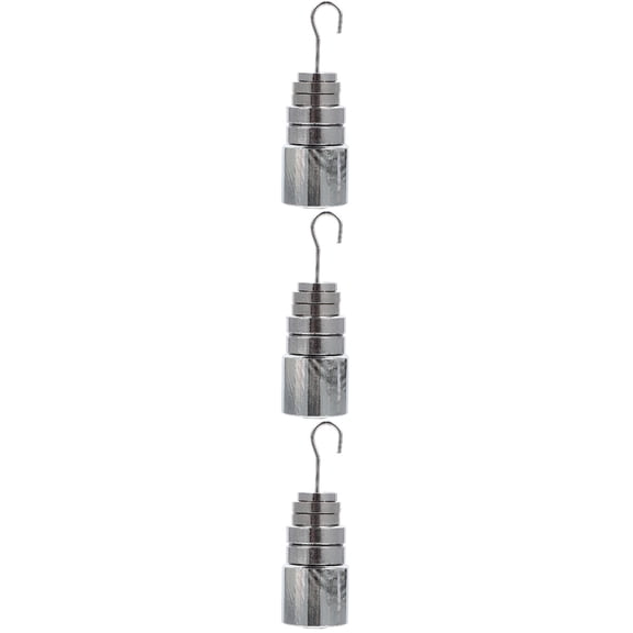 OUNONA 3 Sets Labs Slotted and Hanger Set Physics Experiment Teaching Instrument