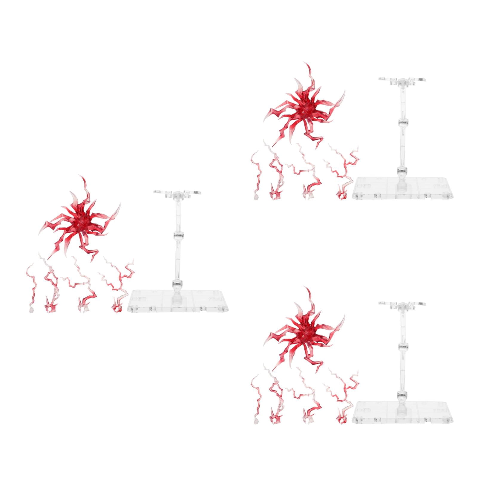 OUNONA 3 Sets Tabletop Action Figure Display Rack Plastic Showcase ...