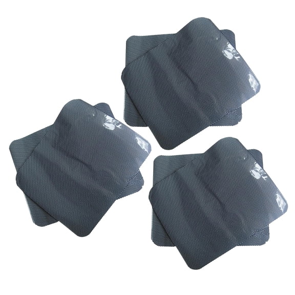 OUNONA 3 Sets of Car Side Window Sunshade Sticker Adhesive Black Film Stickers for Sun Protection UV Ray Protector Heat Shield Reflector