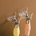 thumbnail image 1 of OUNONA  30 Pcs Adhesive Bottle Holder Bathroom Wall Hooks Suction Cup Sticky Removable Transparent, 1 of 8