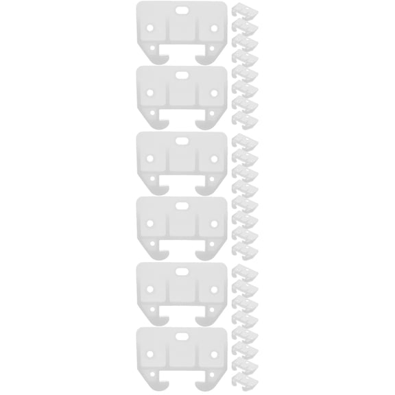 OUNONA 30 Pcs  Drawer Stops Drawer Guides Plastic Drawer Guides Plastic Drawer Slides Drawer Stoppers for Dresser