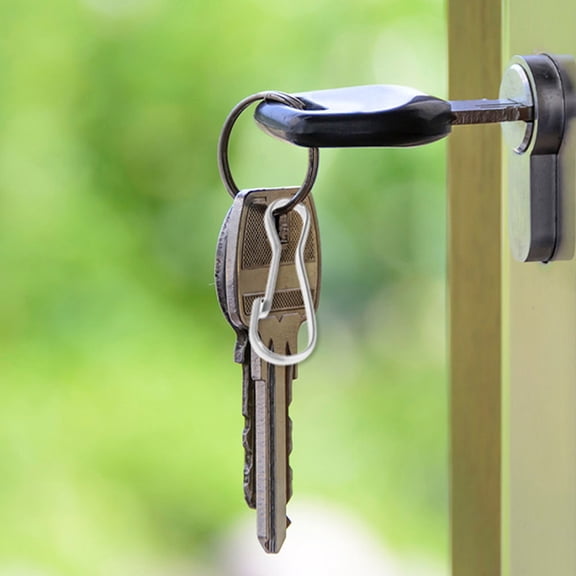 OUNONA 30 Pcs Flag Pole Snaps Hooks Stainless Steel Buckle