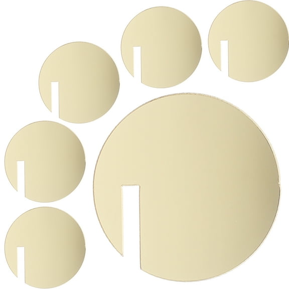 OUNONA  30 Pcs Pink Straws Cup Round Drink Labels Circle Markers Bar