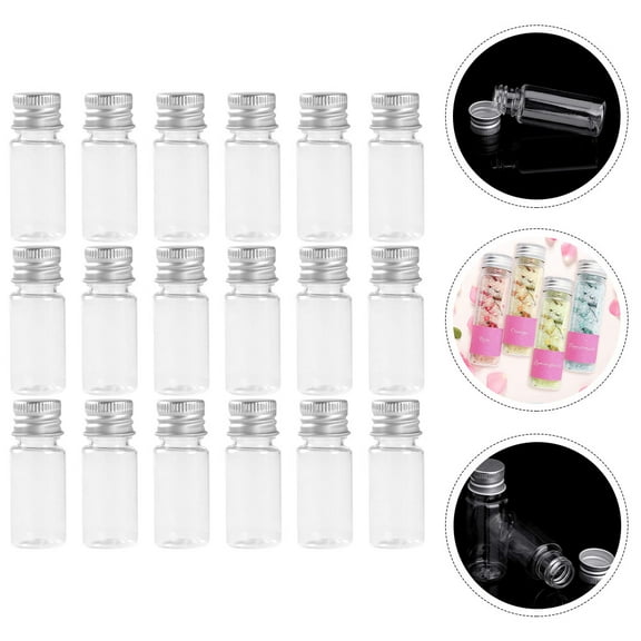 NIYANGLE Plastic Storage Tubes 30Pcs Leak Proof Compact Cylindrical Design General Users