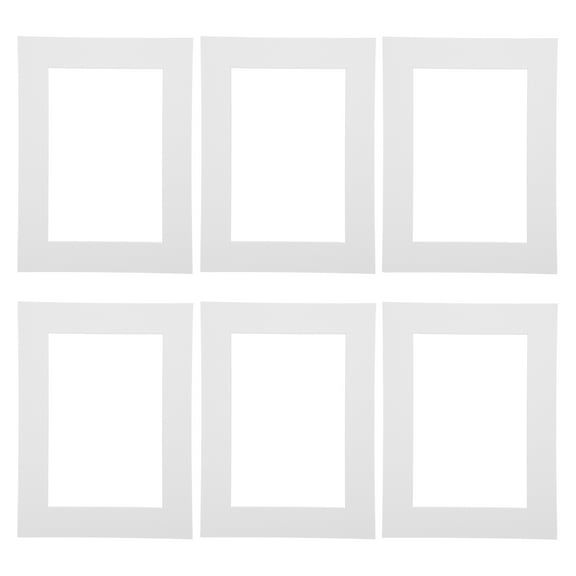 OUNONA 30pcs Picture Framing Mat Boards for Photo Holding with Cardboard