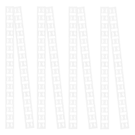 OUNONA  300 Pcs Liner Pvc Transparent Self-adhesive Hook Packaging Box Jewelry Display