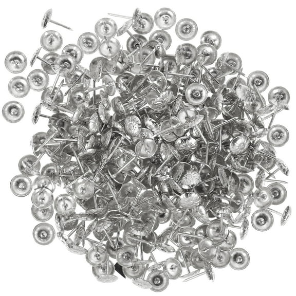 OUNONA 300Pcs Iron Upholstery Nails Decorative Pushpins for Maps Photos and Furniture