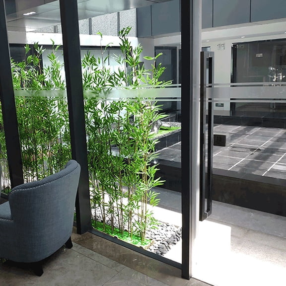 Tineasur 30pcs Bamboo Leaves Artificial Plastic Decoration for Party Cake Decoration