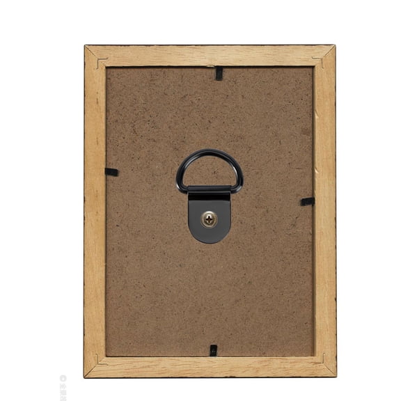 OUNONA 30Pcs Triangle D Ring Picture Hangers Easy Install Heavy Duty Black Frame Hooks