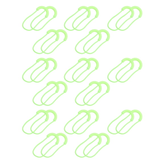 OUNONA 30Pcs U Shaped Zipper Pull Cord Replacement Kit for Bags Coat Jacket Travel Repair