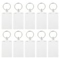 thumbnail image 1 of OUNONA 30pcs Acrylic Key Chain Photo Frame Key Ring Creative Fashionable Key Chain, 1 of 6
