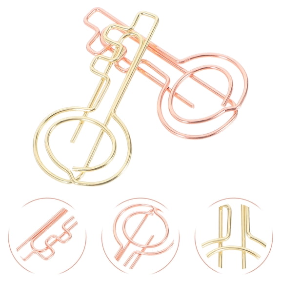 FOLOYORI Scrapbooks Making Paperclips Gold Professionals Home Photo Clip 30Pcs