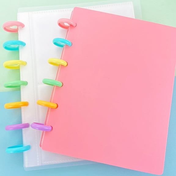 OUNONA 30pcs Reusable Book Rings Loose Leaf Book Rings Notepad Rings Loose Leaf Binder Rings