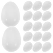 30pcs Fake Pigeon Eggs for Incubation Breeding Solid Plastic Simulation Eggs for Pigeon Egg Management Training Aid
