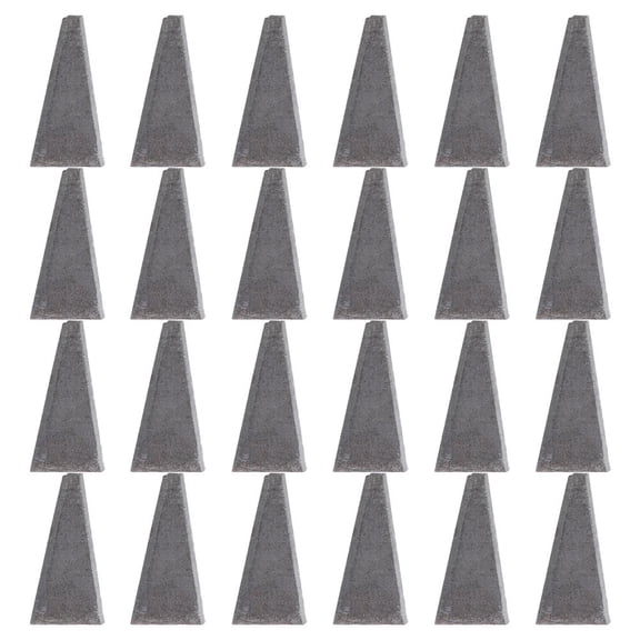 OUNONA 30pcs Wooden Handle Wedges Triangle Wedges Tree Cutting And Logging Wedges For Hammer And Axe Handles Metal And Wooden Construction For Farm Tools