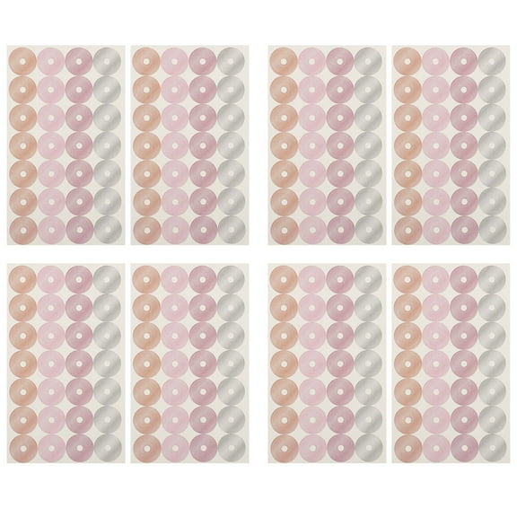 OUNONA  32 Sheets Reinforcers Reinforcement Stickers Protective Label