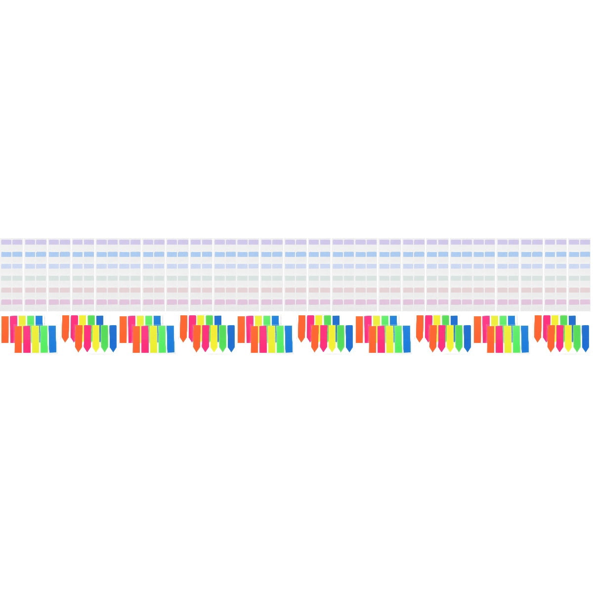 OUNONA 3200 pcs  Page Markers Page Stickers Index Tabs Index Flag Writable Tabs Reading Strips