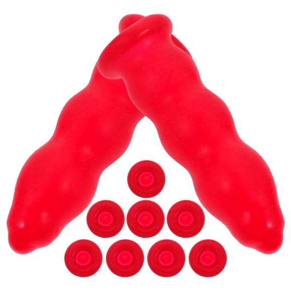 WEAVILUX Caulking Sealing Caps Red 35Pcs 0.51X0.51X0.12In