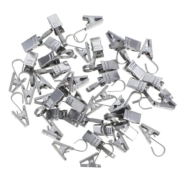 FOLOYORI Rug Hooks Silver Heavy Duty Design for Carpets and Curtains Home Use 36Pcs