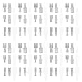 thumbnail image 1 of 360pcs Insulated Electrical Wire Connectors Kit 2.8mm 4.8mm 6.3mm Male Female Crimp Terminals Spade Terminal Assortment, 1 of 8