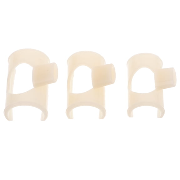 OUNONA Flute Membrane Protector Plastic Blowing Aid for Chinese Flutes Beige 3Pcs